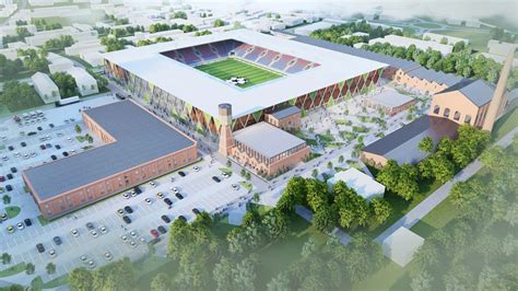 Projekt Stadion Rakowa Częstochowa Stadiony net