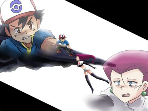 PARTY PARTY PARTY HARD - [Image: fanart of Ash Ketchum and Jessie from...