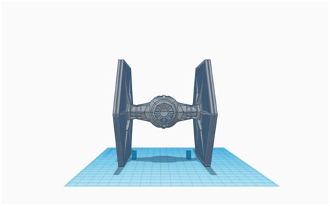 3d Design Star Wars Tie Fighter Tinkercad