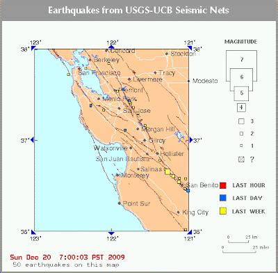 Calaveras Fault Map