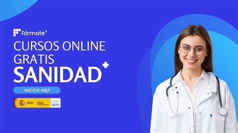 Cursos sanitarios gratuitos online acreditados I Fórmate es