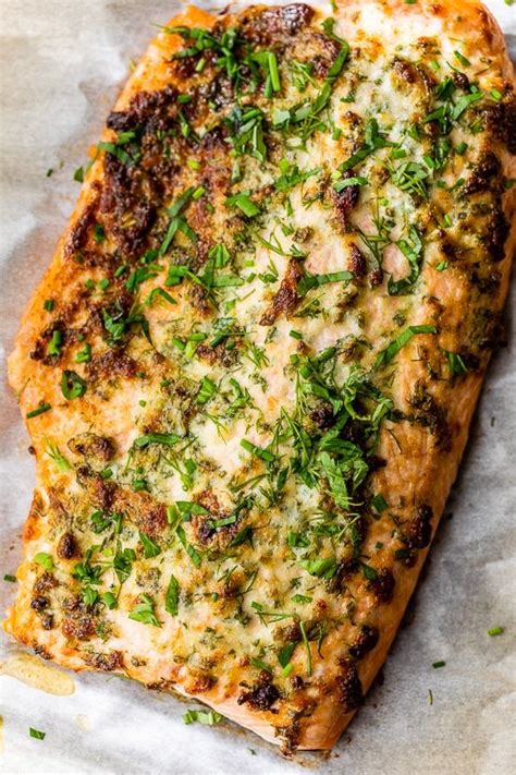 Parmesan Herb Baked Salmon Artofit