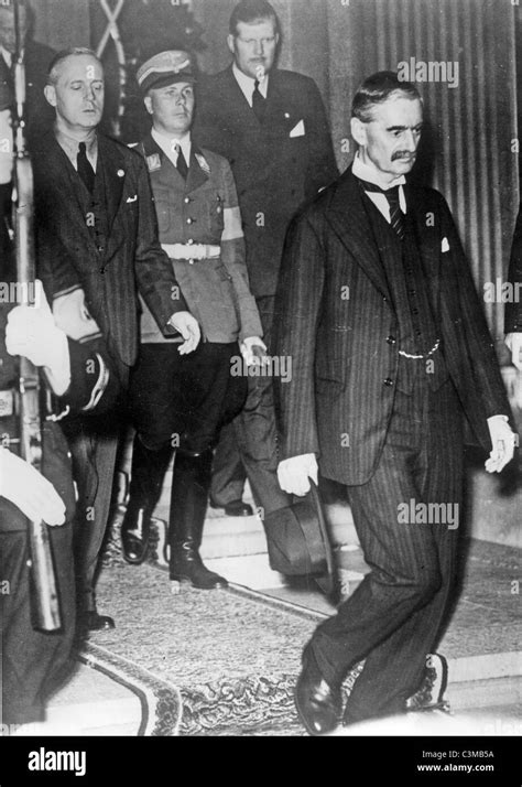 NEVILLE CHAMBERLAIN UK PM after second meeting with Hitler 23 September ...