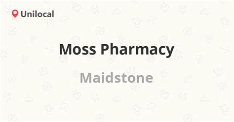 Moss Pharmacy – Maidstone, 52 College Road (Reviews, address and phone ...