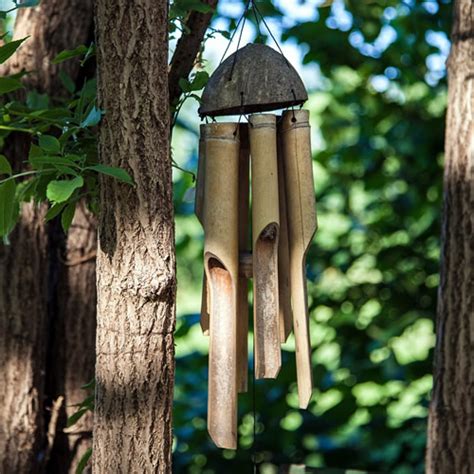 Bamboo Wind Chimes - Sounds of Music From Nature