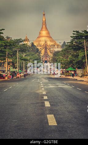 Yangon Rangoon Shwedagon Pagoda Eastern Devotional Hall Stupa