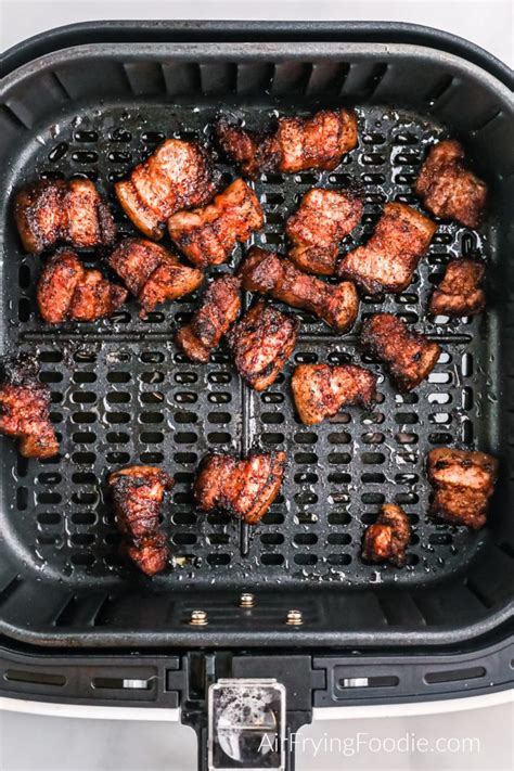 Crispy Air Fryer Pork Belly Bites Air Frying Foodie