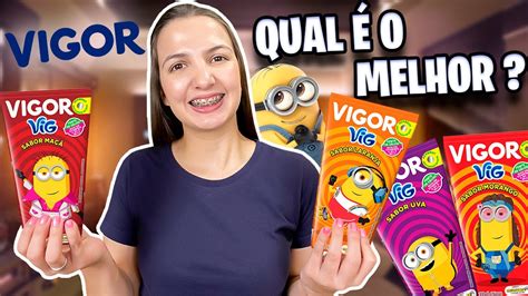 Qual O Melhor Sabor De Suco De Caixinha Da Vigor Youtube