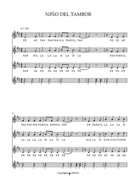 El Niño Del Tambor Piano Pdf