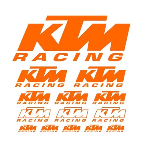 Ktm Racing Decals - Etsy