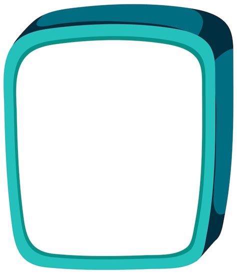 Premium Vector Abstract Turquoise Frame Design