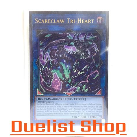 Scareclaw Tri Heart Ul Monster Dark Link Beast Warrior Link Effect