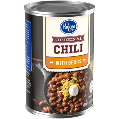 Kroger® Original Chili With Beans 15 Oz Smiths Food And Drug