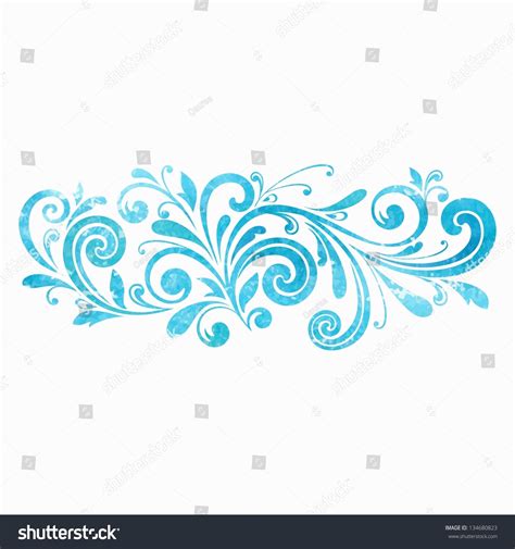 blue swirly   royalty  licensable stock vectors vector