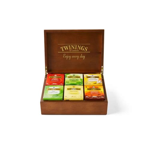 Twinings Tea Chest With 6 Compartments Including 6 Tea Varieties | Winc