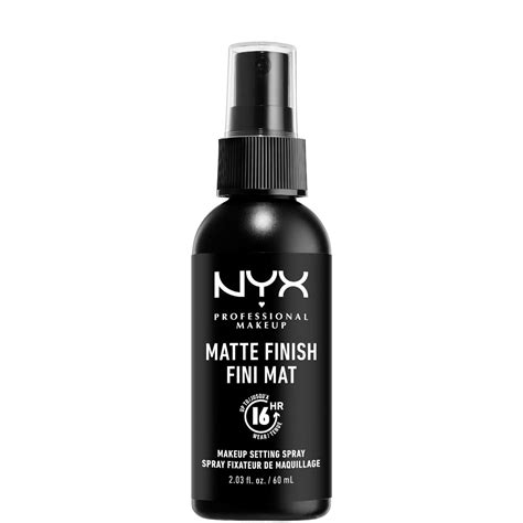 Nyx Professional Makeup Setting Spray Matte Finishlong Lasting 60ml Lookfantastic