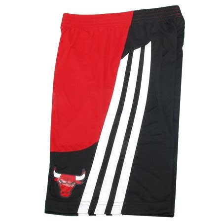 Adidas Short Nba Chicago Bulls Rojo Negro Blanco