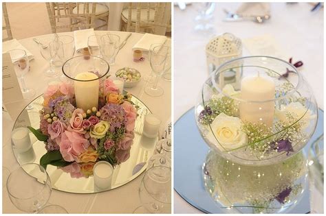centrotavola-romantico-tema-matrimonio-specchio-fiori-candele