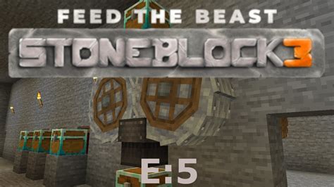 Stoneblock 3 E5 Create Crush Wheels YouTube