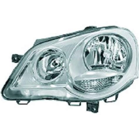 VW POLO 9N REFLEKTOR PRZEDNI LAMPA PRZÓD LEWA HALOGEN Z SILNICZKIEM 20