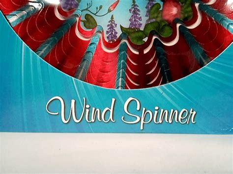 Spinfinity Designs Animated Hummingbird Large Outdoor Wind Spinner Red Dutch Goat