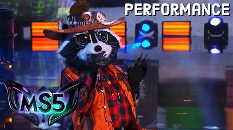 Raccoon Sings “wild Thing” By The Troggs The Masked Singer Season 5 Youtube