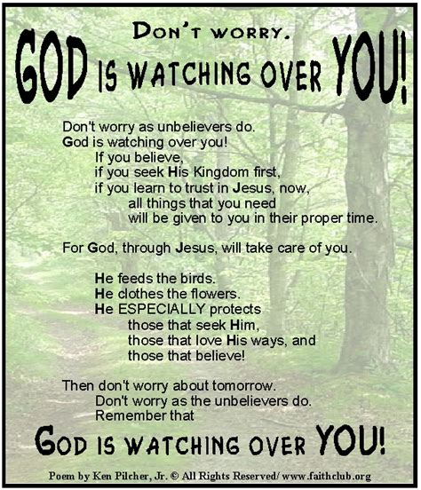 God Watch Over Me Quotes. QuotesGram