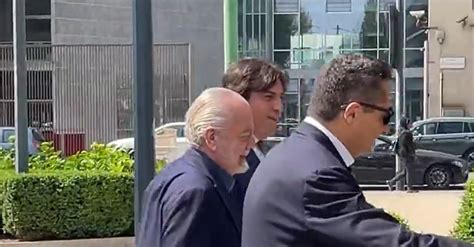 VIDEO De Laurentiis In Lega Domanda Sul Tweet Ironico Della Juve La