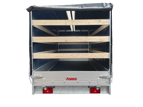 Anssems Hochlader Tandem PSX 2500 405x178 Profi Serie Mit Aktionsplane