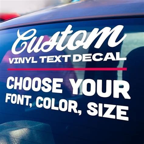 Amazon Custom Vinyl Letter Stickers And Decals Durable Letter