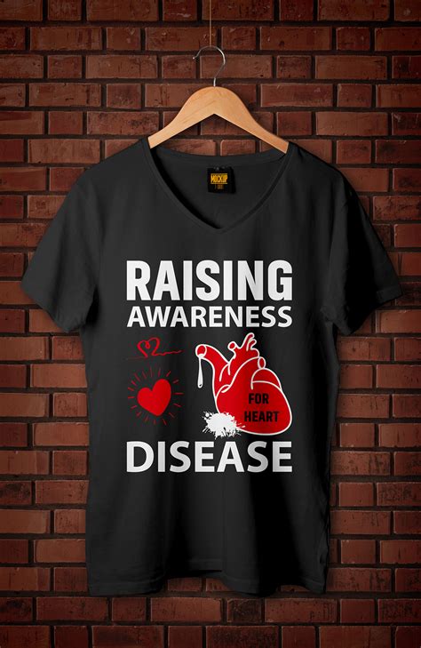 Best Heart Disease Awareness T Shirt Design On Behance