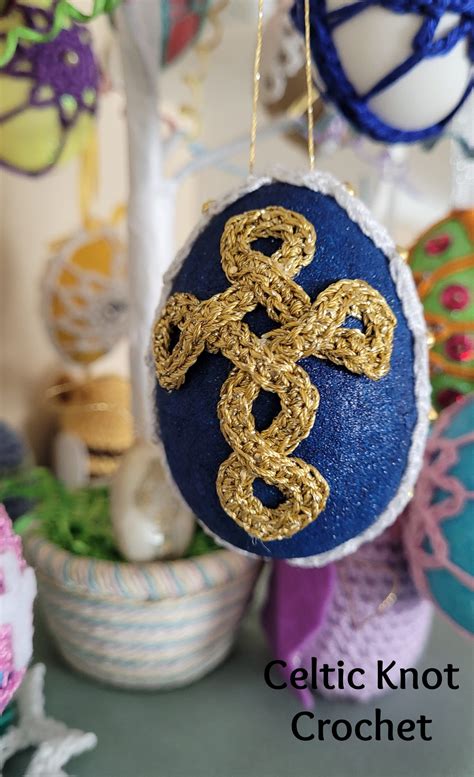 Celtic Easter Egg Celtic Knot Crochet