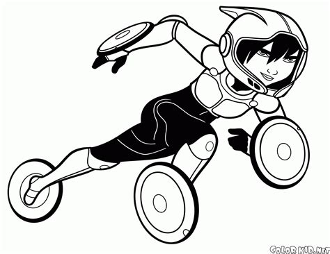 Coloring Page Gogo Tomago