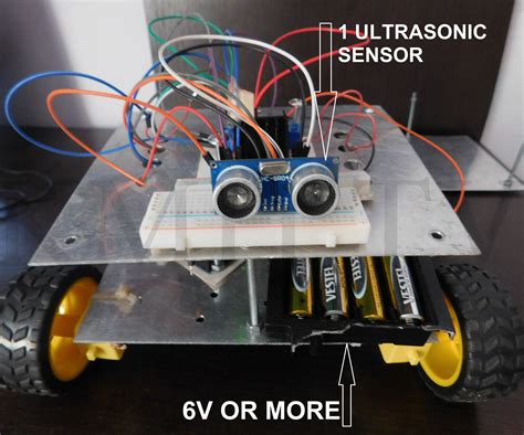 Obstacle Avoiding Robot Using Arduino And Ultrasonic Sensor Arduino Images