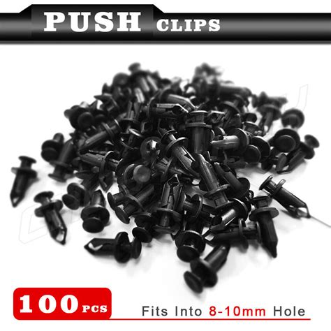 100x ATV Retainer Fender Pin Splash Guard Body Panel Push Clips For