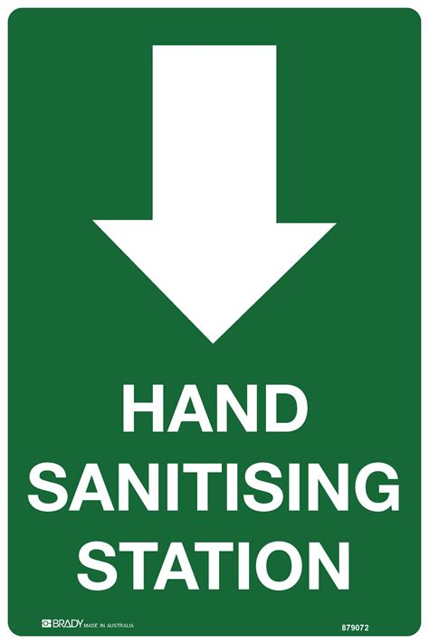 Covid-19 Sign: Hand Sanitizing Station