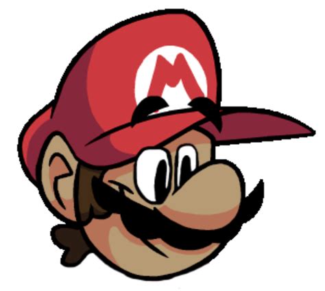 Fnf Mario Head Sprite By Endrewfernandes On Deviantart