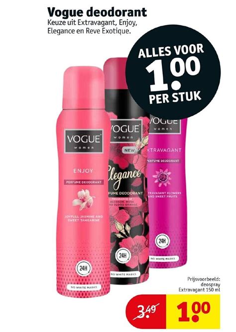 Vogue Deodorant Aanbieding Bij Kruidvat