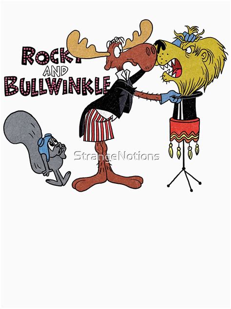 "Tribute to Jay Ward Cartoons: Rocky and Bullwinkle; Bullwinkle Pulls a Lion out of His Hat with ...