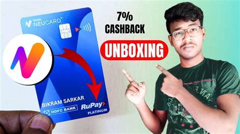 Tata Neu Rupay Platinum Hdfc Credit Card Unboxing First Look Tata