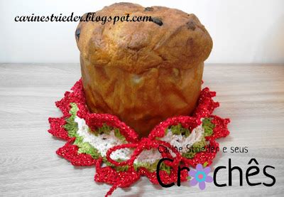 Carine Strieder Crochet Designer Videoaula Porta Panetone Em Croch