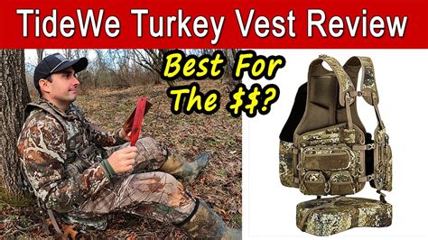 Tidewe Turkey Hunting Vest Review Best For The Money Youtube