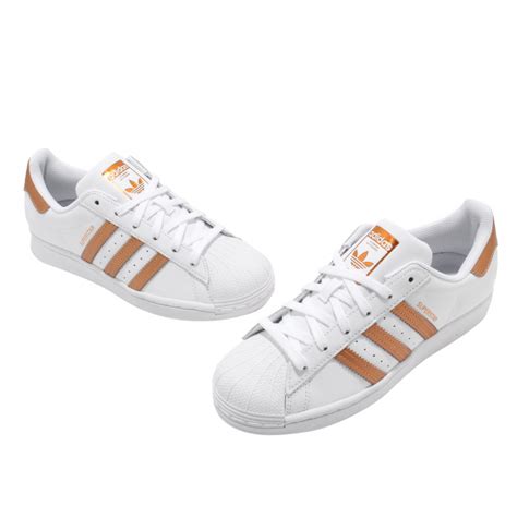 Adidas Wmns Superstar Cloud White Copper Metallic Fx Kicksonfire