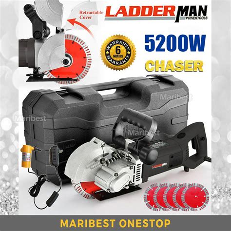 Ladderman LDM WC135 5200W Wall Chaser Electric Slot Machine Groove