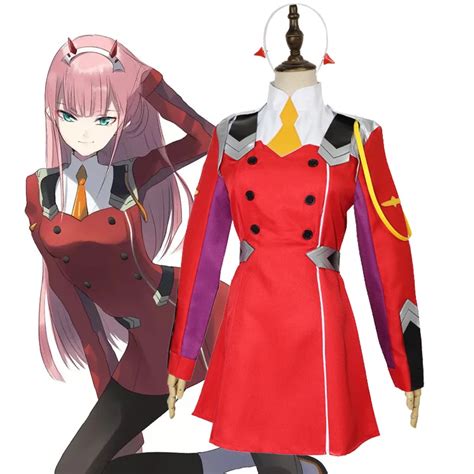 Animie Game Darling In The Franxx 02 Zero Two Cosplay Costume Women