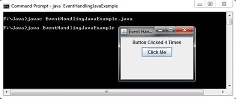 Event Handling In Java Swing Examples Computer Notes