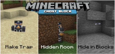 Ghost Block Minecraft PE Addon