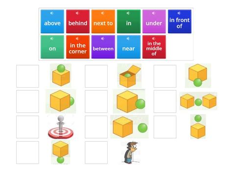 EF Pre Int 1C Prepositions Of Place Match Up