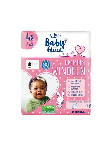 Edeka Elkos Baby Gl Ck Windeln Gr Maxi St