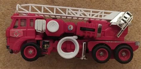 VINTAGE HASBRO TAKARA Transformers G1 Inferno Fire Truck Retro Red Toy ...